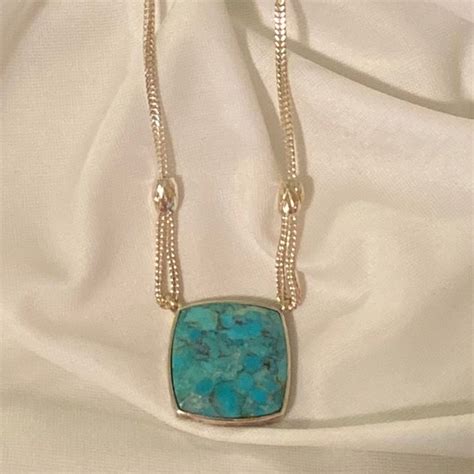 Silpada Jewelry Silpada Sterling Reversible Turquoise Necklace