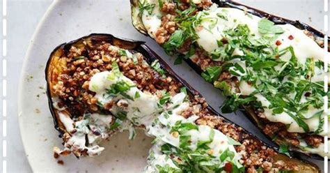 grilled eggplant creamy herb sauce dessert recipes donnelly
