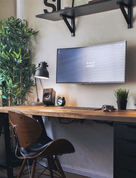 Minimal Desks Simple Workspaces Interior Design Home Office Design