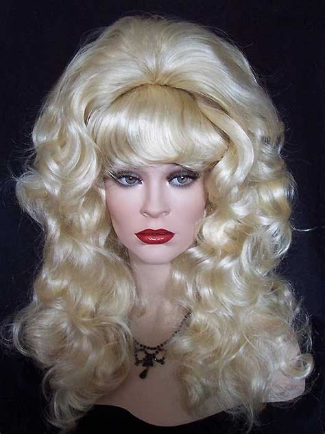 Peg Bundy Beehive Drag Wig Pale Blonde Drag Wigs Big Blonde Hair Wigs