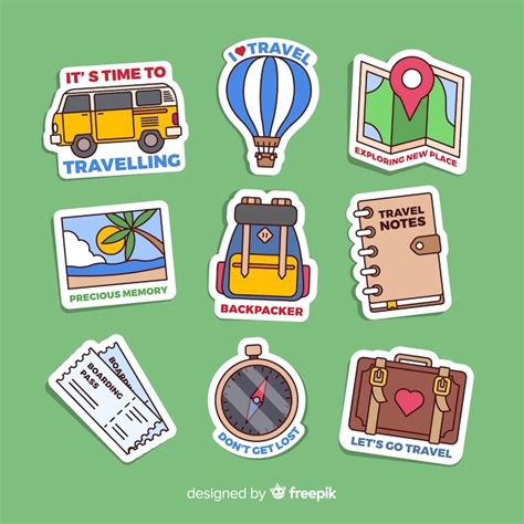 Travel Stickers Images Free Download On Freepik
