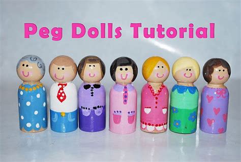 Peg Dolls Tutorial Storytelling People Bought A Bunch Of Pegs And Paint