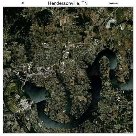 Aerial Photography Map Of Hendersonville Tn Tennessee