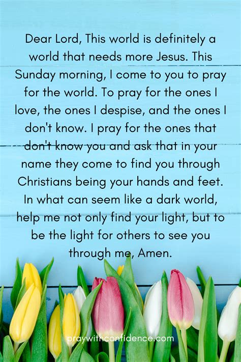 15 Short Sunday Morning Prayers And Powerful Blessings Pray With