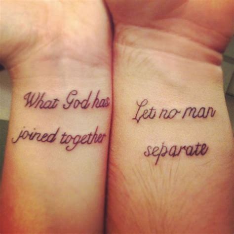We can find most of the tiktok users matching bios with their best friends, and their dearest family members. 40 Stunning Couples Wrist Tattoo
