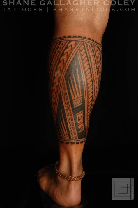 Polynesian Calf Tatau Tattoo 53836 Jeblog