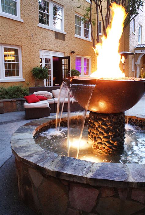 The Artmore Hotels Beautiful Fire Pit Firebowl Imagine Bringing A