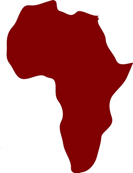 Banner Freeuse Stock Africa Clipart North Red Africa Map Png