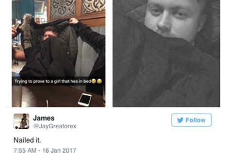fake snapchat in the pub lad sends staged pic to convince girl he s in bed to stay in pub