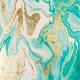 Teal And Gold Marble Wallpaper