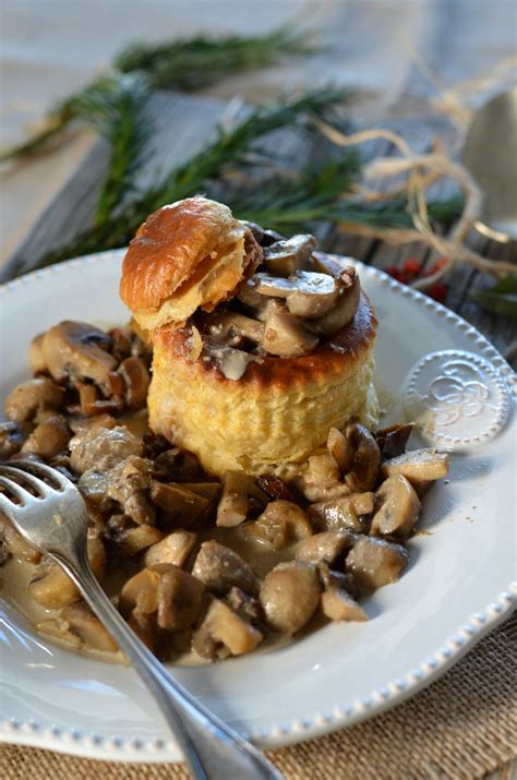 Vol Au Vent Aux Champignons Sauce Foie Gras Recette Tangerine Zest