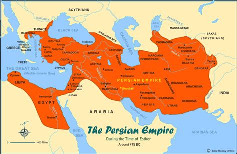 Persian Empire At Time Of Esther Color Map 72 Dpi 1 Year License