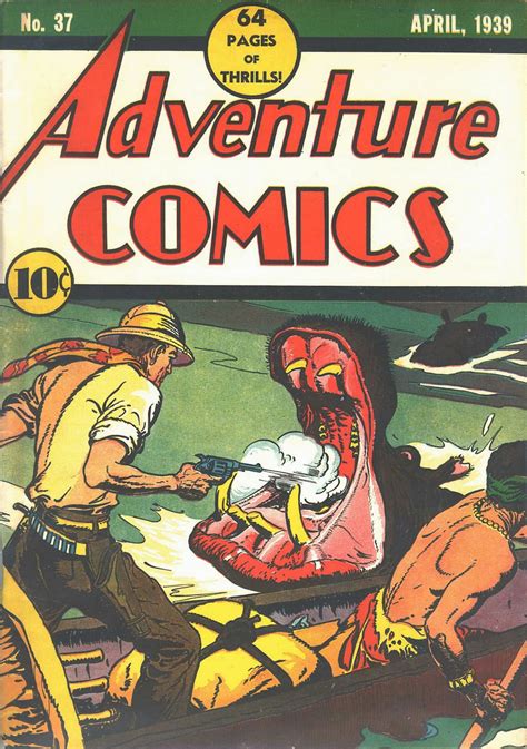Days Of Adventure Adventure Comics 37 April 1939