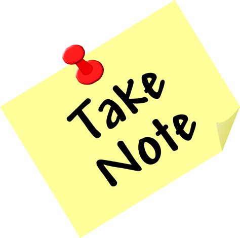 Note Clipart Note Taking Note Note Taking Transparent Free For