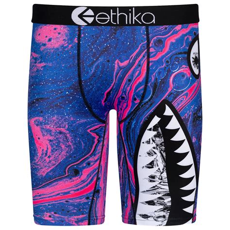 Ethika Synthetic Graphic Brief In Purplepink Blue For Men Lyst