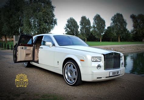 White Rolls Royce Phantom Wedding Car Hire