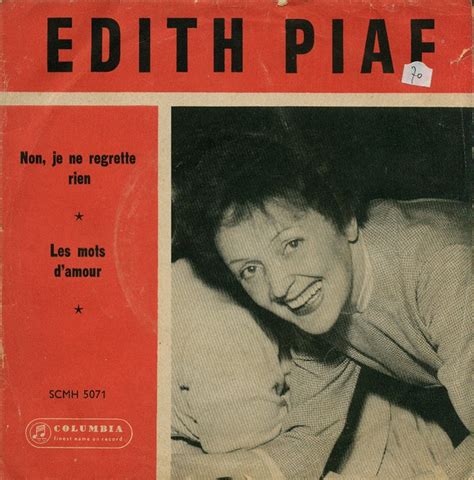 Album Non Je Ne Regrette Rien De Edith Piaf Sur Cdandlp