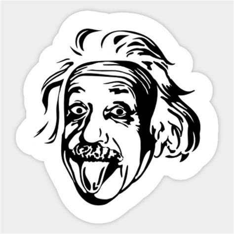 Albert Einstein Albert Einstein Sticker Teepublic