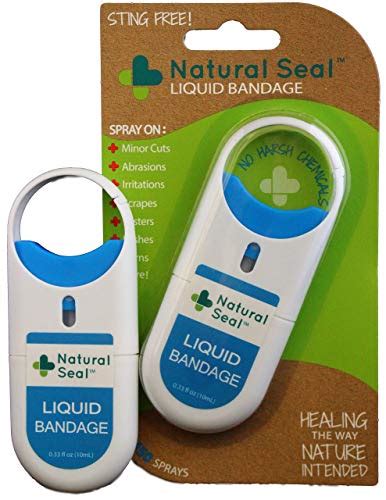 Natural Seal On The Go Liquid Bandage 2 Pack Soothing Spray On