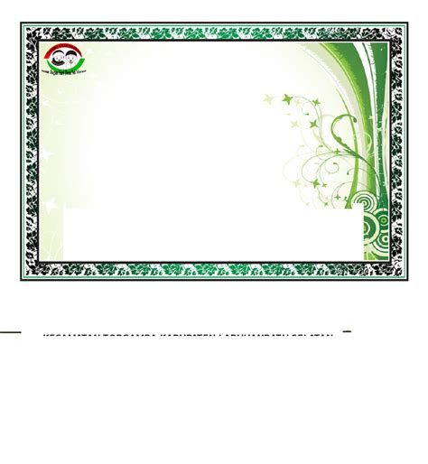 Format Piagam Penghargaan Tahfidz Qur An Corel Blocksgawer IMAGESEE