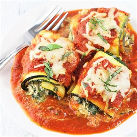 Zucchini Lasagna Roll Ups With Spinach And Cheese Now Cook This