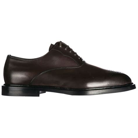 Dolceandgabbana Mens Classic Leather Lace Up Laced Formal Shoes New