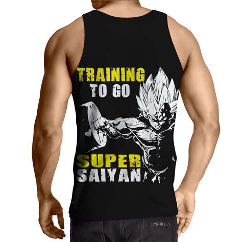 Dragon Ball Goku Super Saiyan Training Motivation Tank Top — Saiyan Stuff