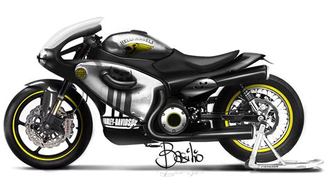 Cafè Racer Sketch On Behance