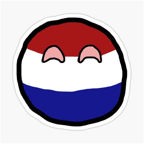 netherlandsball sticker for sale by hondrus redbubble