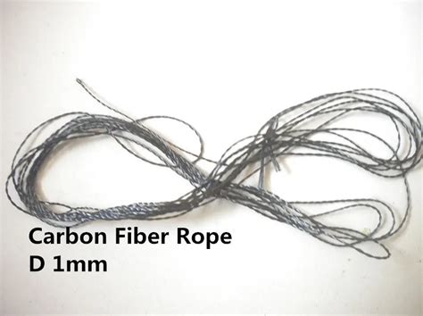 1mm Carbon Fiber Braided Cord For Vacuum Furnaces Carbon Fiber Twist