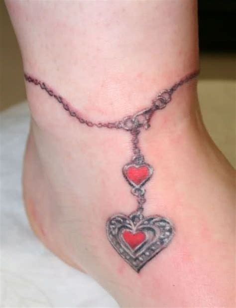 Ankle Bracelet Tattoos Designs Ideas And Meaning