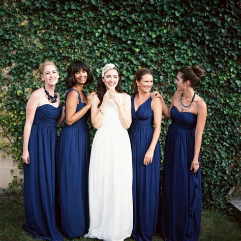 Click through to discover how these attendants flaunted their own different textures bridesmaid dress textures lead to a layered, dynamic look. mismatched bridesmaid dresses | Tulle & Chantilly Wedding Blog