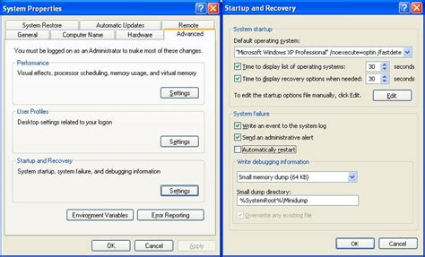 The quickest way to reboot windows 7, windows vista, or windows xp is through the start menu: Windows XP - Disable automatic restart - CCM
