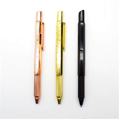 High Quality 5 In 1 Multifunction Writing Pen With Screwdriver