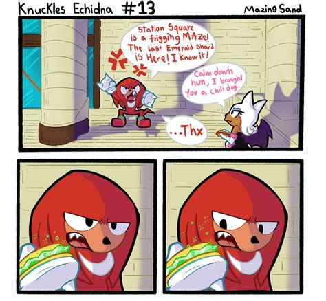 Thankfulroc 🦃 On Twitter Rt Mazingsand Knuckles Echidna Comic 13