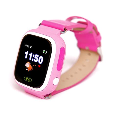 Детские часы телефон Onelounge с Gps трекером Q90 Pink Купить в Киеве