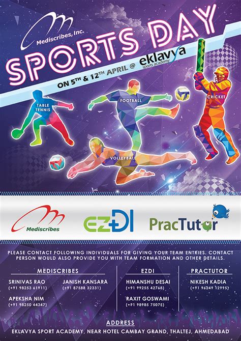 Sport Day Poster Behance