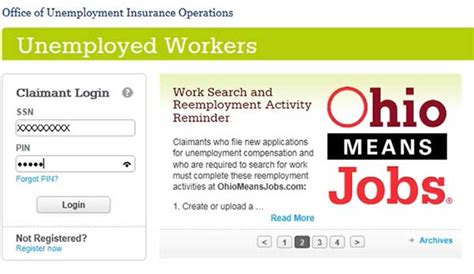 Logging Into Your Account Unemployment Ohio 2024