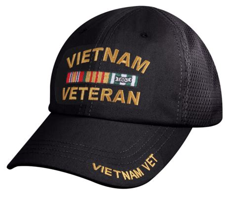 Vietnam War Veteran Hat Baseball Mesh Cap Ballcap Rothco 8009 For Sale
