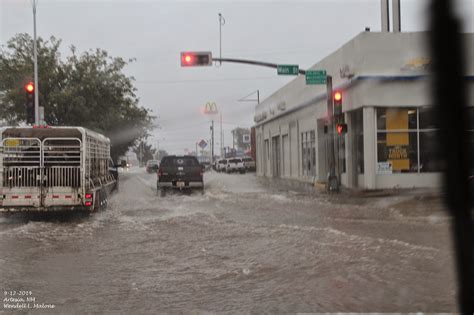 Flash Flooding In Eddy Co Nm 9 12 2014