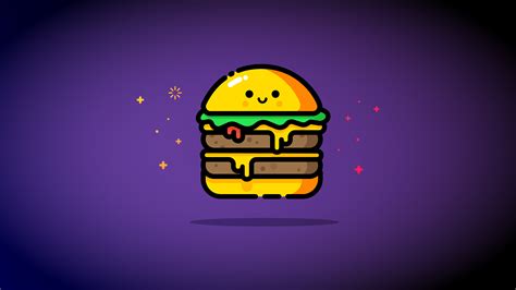 Double Cheeseburger Purple 5k Wallpapers Hd Wallpapers Id 26236