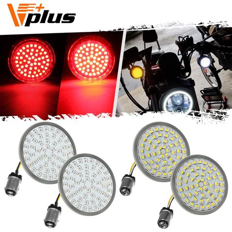 4pcs 2 Frontrear 1157 Dual Chip Led Turn Signal Kit 54 Smd For Jeep