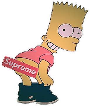 Bart Supreme Bart Simpson Kiss My Ass Clip Art Library