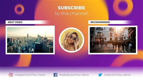 VIDEOHIVE YOUTUBE END SCREEN SET 2 - After Effects Templates