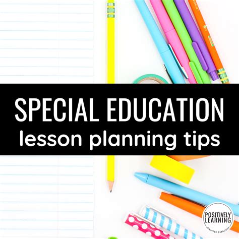 Special Education Lesson Plans Positively Learning