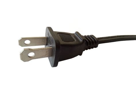 2 Pin Plug American Nema 1 15p Ul Power Cord For Home Appliance 10a 13a