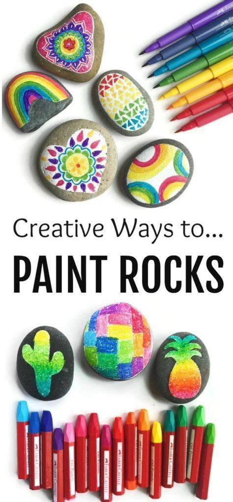 Rock Painting Four Creative Ideas And Supplies Cool Art Projects