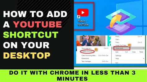 How To Create A Youtube Shortcut Icon On Your Desktop Youtube