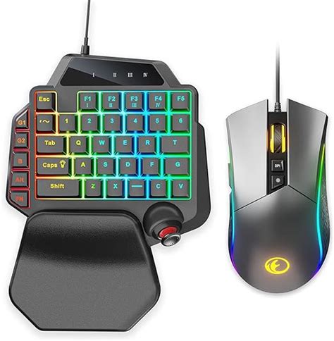 Ifyoo K96 Usb Wired Gaming 36 Keys One Handed Keyboard And Mouse Combo