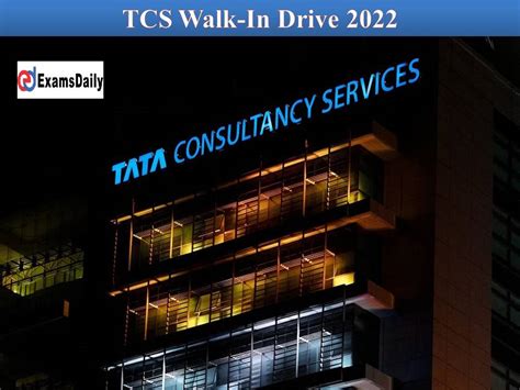 Tcs Walk In Drive 2022 Out Degree Holders Needed Apply Online